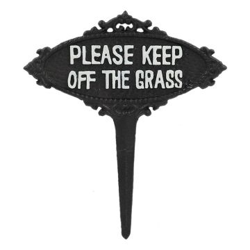 Țăruș de grădină din metal Please Keep off the Grass – Esschert Design