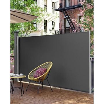 Copertina solara laterala, Songmics, Gri, 200x300 cm