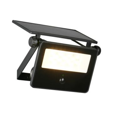 Corp de iluminat pentru exterior LED de perete cu senzor de mișcare solar (înălțime 15,5 cm) Moura – Trio