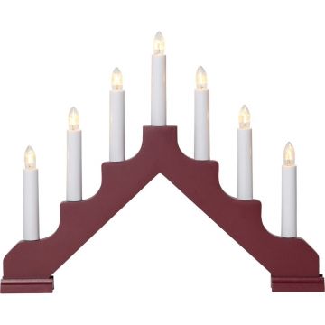 Decorațiune luminoasă burgundy Ada – Star Trading