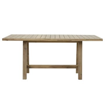 Masa exterior Malibu din lemn de salcam natural 170x90x75.5cm