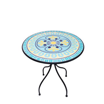 Masa rotunda Mozaic HK155067, 70 x 75 cm