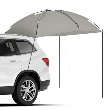 Outsunny Cort solare tonel barnum umbrar ajustabil în cupolă oțel poliester densitate mare 190T sac de transport inclus gri | Aosom Romania