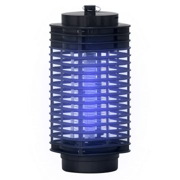 Outsunny Lampă Antițânțari cu Lumină UV pentru Interior și Exterior, Negru | Aosom Romania