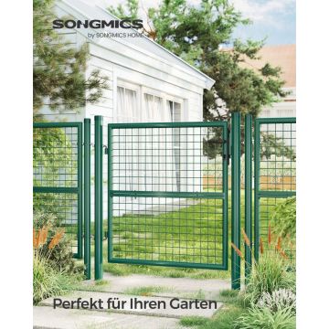 Poarta pentru gradina Songmics Verde 150x106 cm