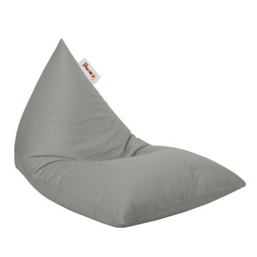 Puf de gradina, Hanah Home, poliester impermeabil, fume, 145x90x35 cm