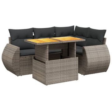 Set canapea de gradina cu perne