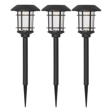 Set de 3 lumini solare de grădină cu LED-uri Star Trading Fride, înălțime 34 cm