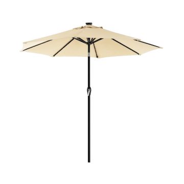 Umbrela de terasa Songmics Bej 300x300x240 cm