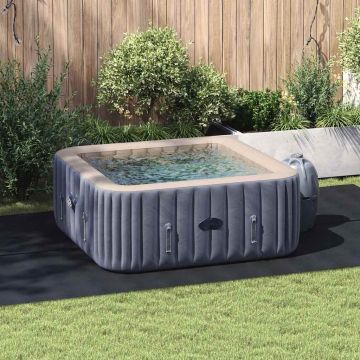 vidaXL Folie pentru Bază de Piscină Negru 420 x 220 cm