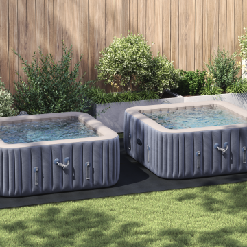 vidaXL Husă dreptunghiulară pentru piscină Negru Polietilenă 500 x 250 cm