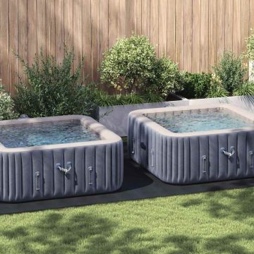 vidaXL Folie pentru Bază de Piscină Negru 500 x 250 cm