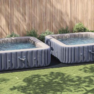 vidaXL Folie pentru Bază de Piscină Negru 820 x 420 cm
