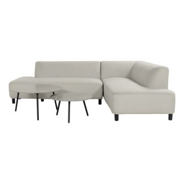 Canapea de grădină gri deschis din aluminiu (cu colț pe partea dreaptă) Monaco – Hartman Canapea de grădină gri deschis din aluminiu (cu colț pe partea dreaptă) Monaco – Hartman