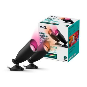 Corp de iluminat smart de exterior LED 5 W Ground Spot Starter Kit – WiZ