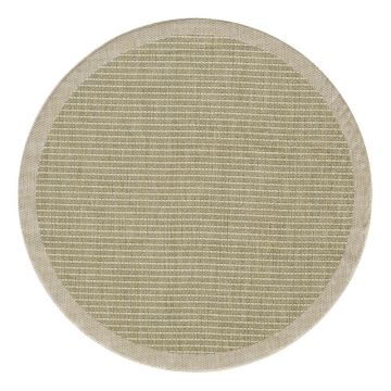 Covor pentru exterior și interior kaki rotund ø 160 cm Giza 1410 – Ayyildiz Carpets