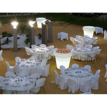 Ghiveci New Garden Magnolia 130 Cu Iluminare - Alimentare Cablu