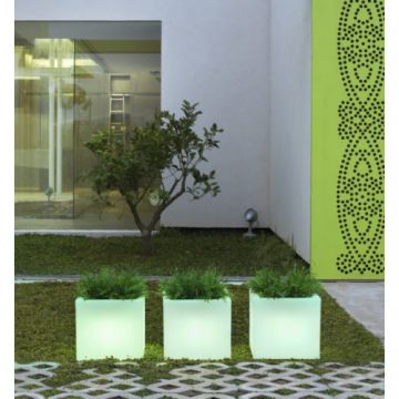 Ghiveci New Garden Narciso 40 Cu Iluminare