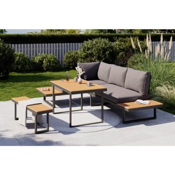 SET DINING LOUNGE 4 piese  253/70/175 cm