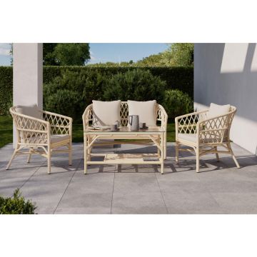 SET LOUNGE  62/121/98/80/80/51/71/71/58 cm