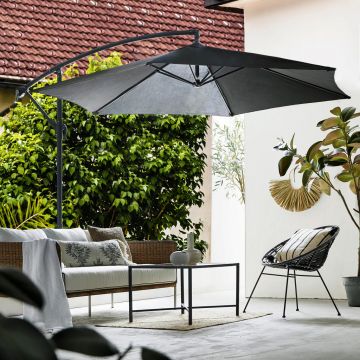 UMBRELĂ CU PICIOR LATERAL 300/300 cm